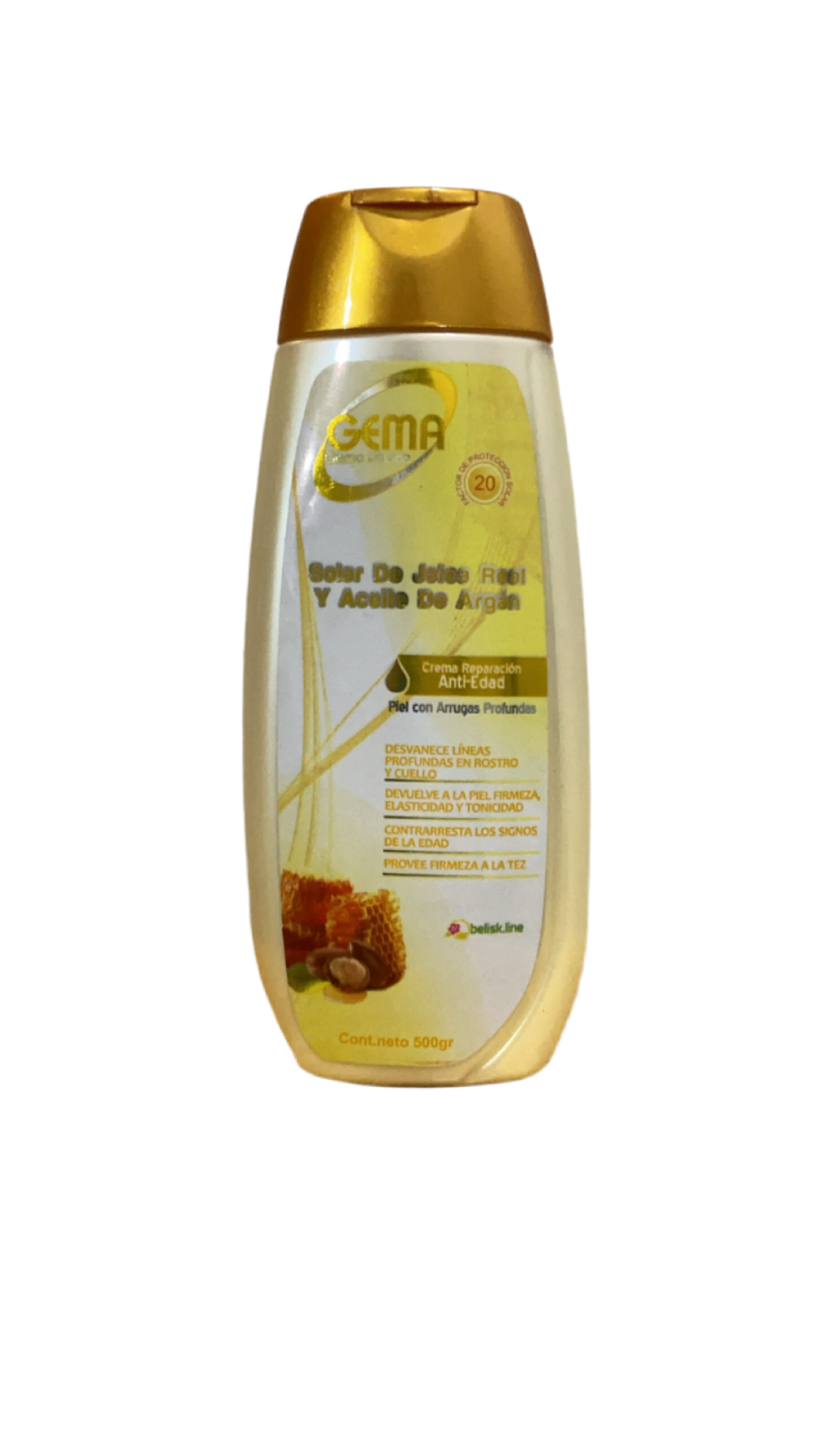Gema Crema Líquida - Sola de Jalea Real y Aceite de Argán 500gr