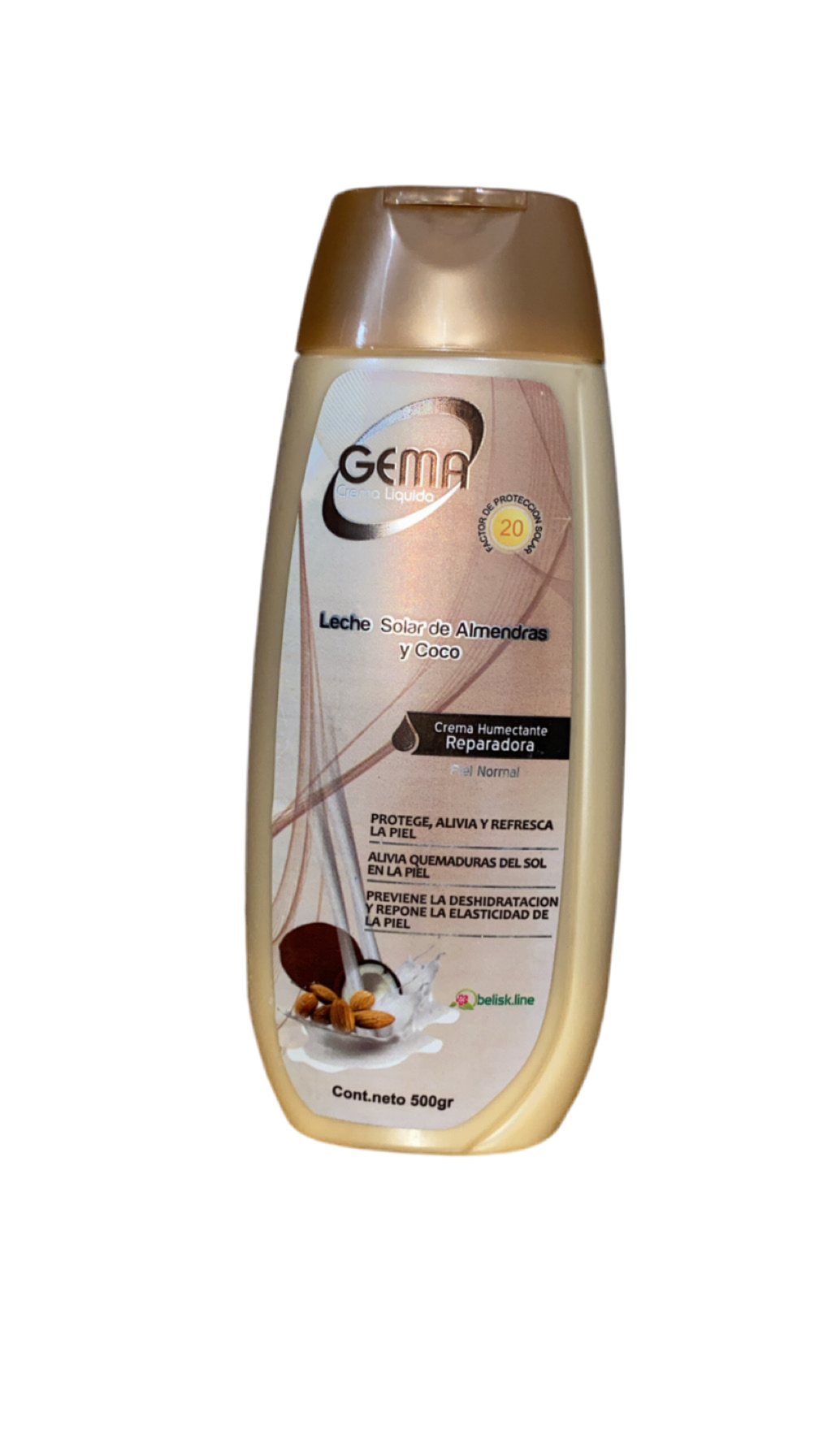 Gema Crema Líquida - Leche de Almendras y Coco 500gr
