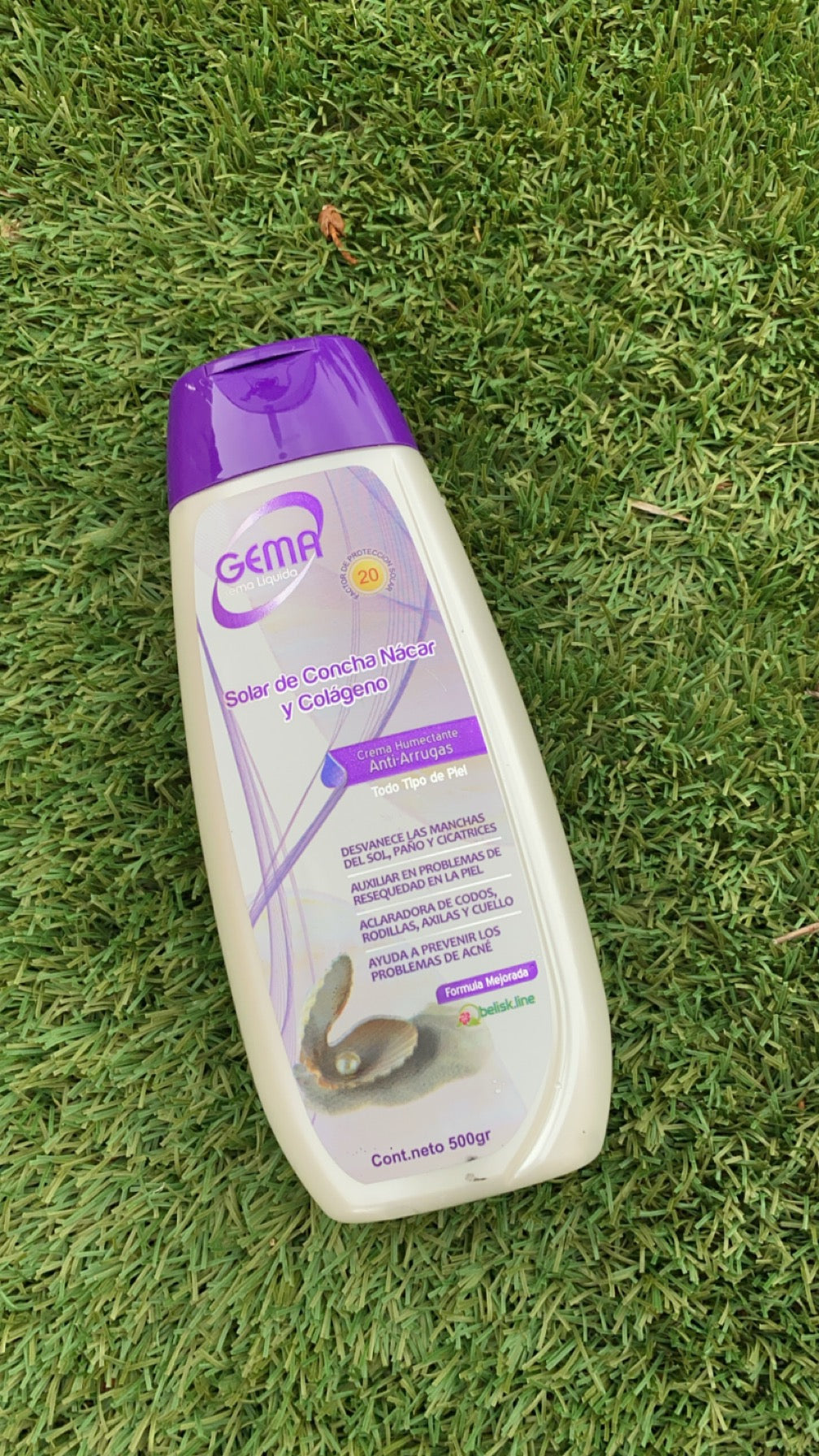 Gema Crema Líquida Concha Nácar y Colágeno 500gr