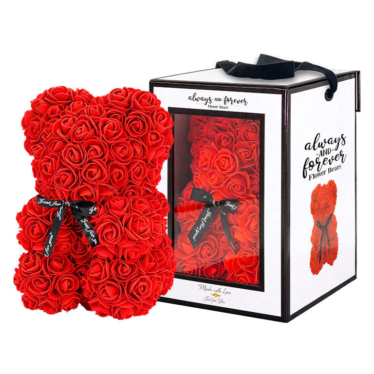 Flower Bear Red
