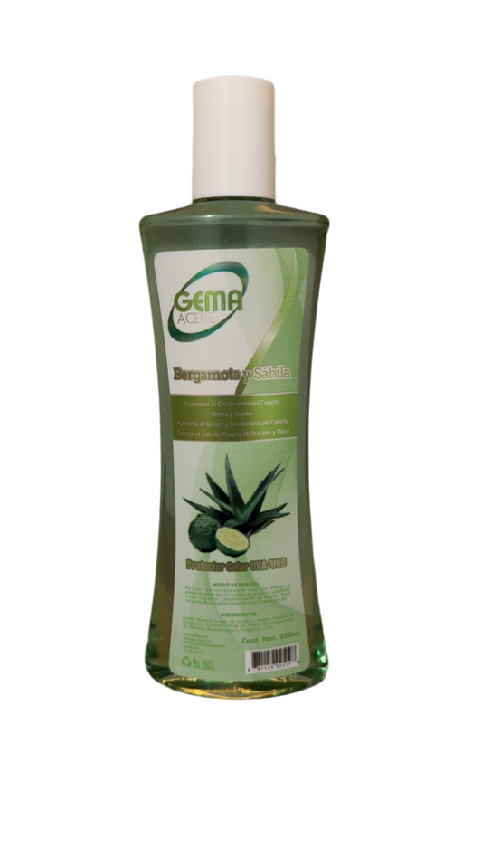 Gema Aceite para Cabello - Bergamota y Sábila