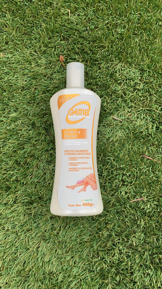 Gema Crema para Piernas (arnica-mentol) 450gr
