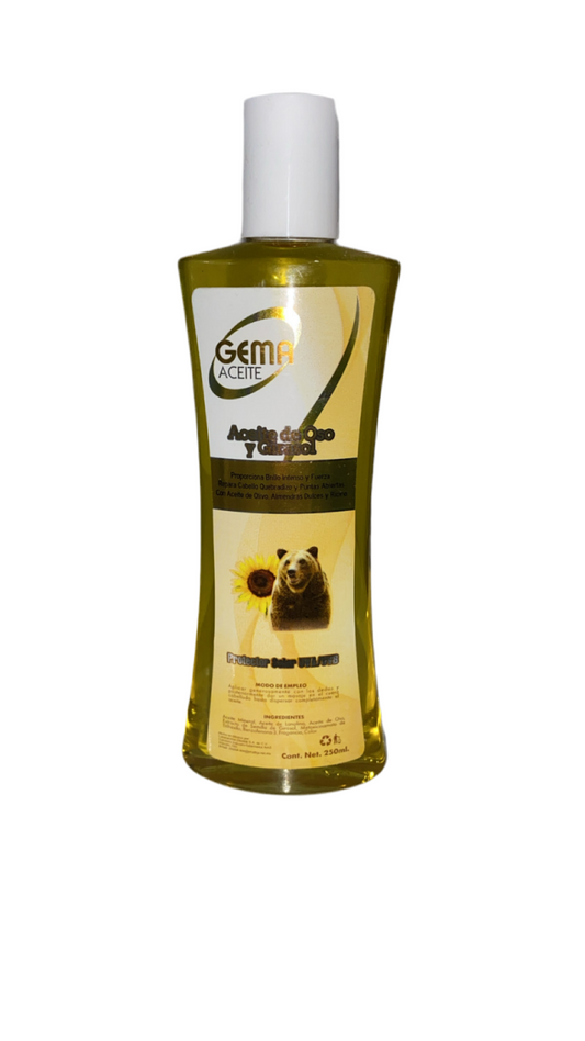 Gema Aceite para Cabello - Aceite de Oso y Girasol