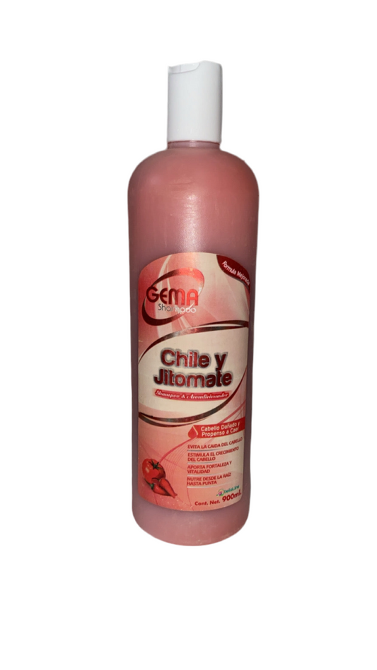 Gema Shampoo & Conditioner (2in1) Chile y Jitomate 900ml