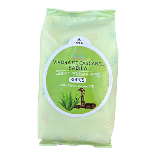 Beauty Mechanics Wipes Vivora de Cascabel Sábila