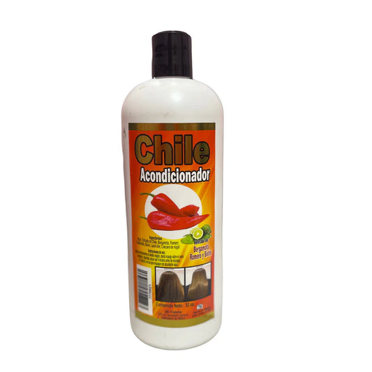 Chile Acondicionador con Romero, Bergamota, Biotin y Cascara de Nopal