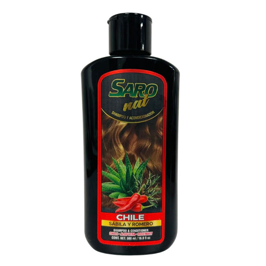 Saronat Shampoo y Acondicionador
- Chile, Sábila y Romero
