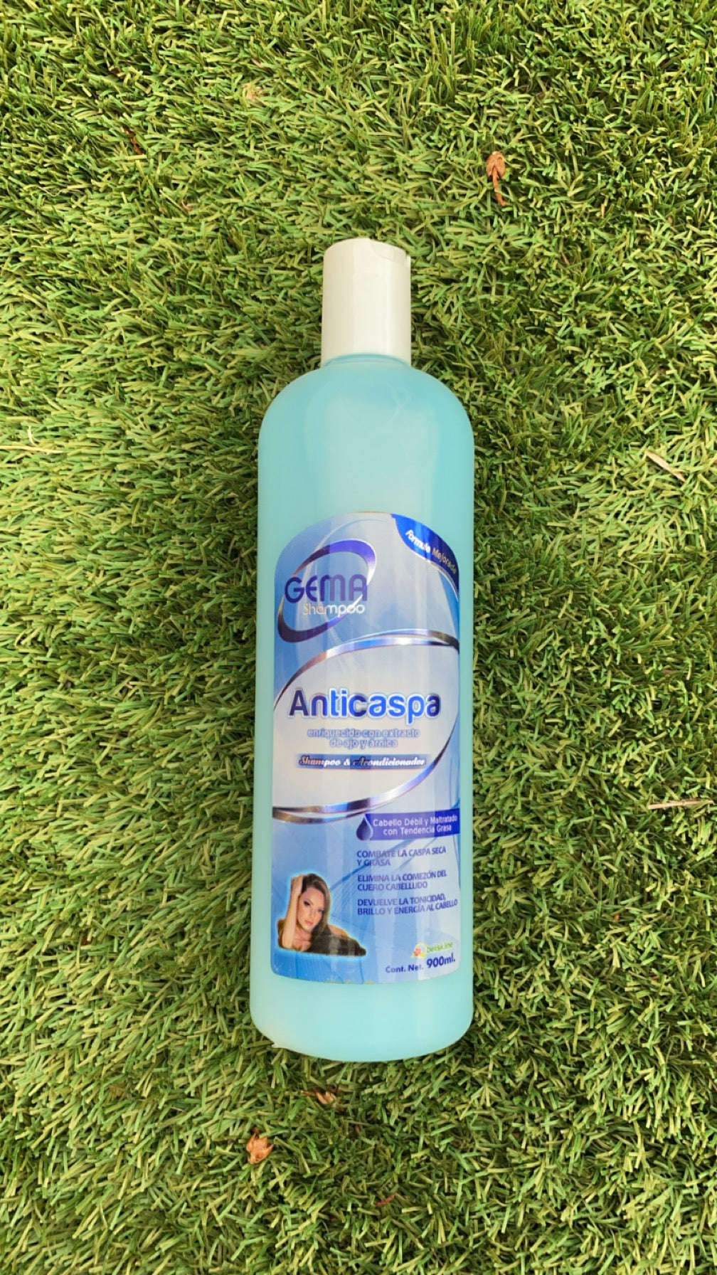 Gema Shampoo & Conditioner (2in1) Tratamiento Anticaspa 900ml