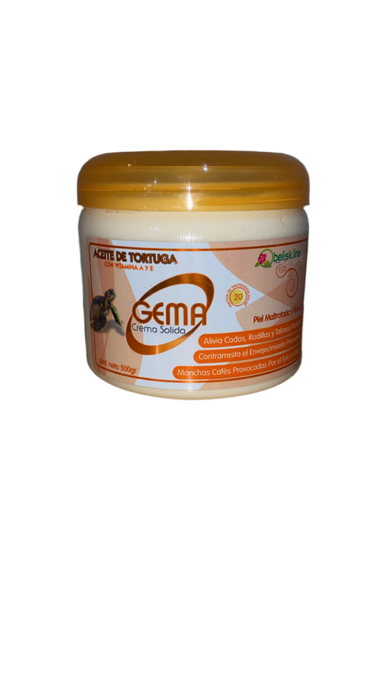 Gema Crema Solida - Aceite de Tortuga 500gr