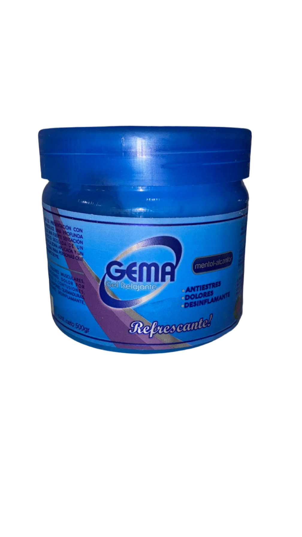 Gema Gel Relajante (mentol-alcanfor) 500gr